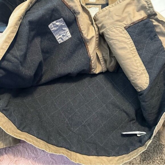 J.Crew Broken-In Barn Jacket Duck Cloth Men’s XL – Tan Utility Chore Coat - Picture 14 of 15